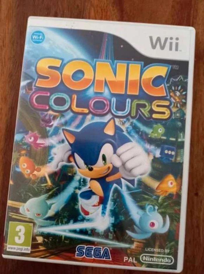 Jeu  Wii  :  Sonic  Colours  -  Nintendo - photo numéro 1