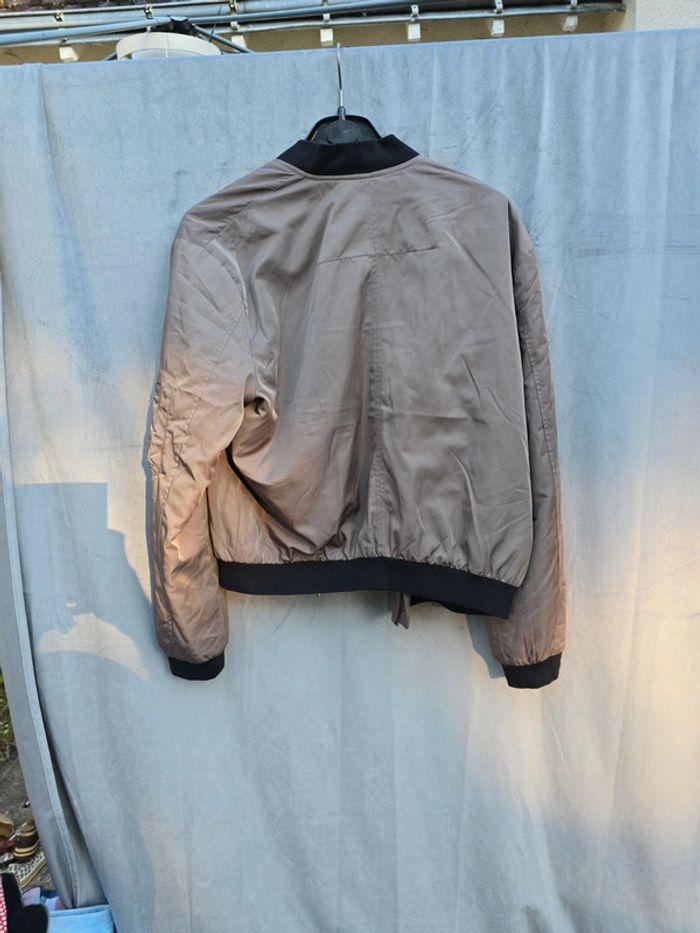 Blouson bomber Zara kaki femme - photo numéro 4