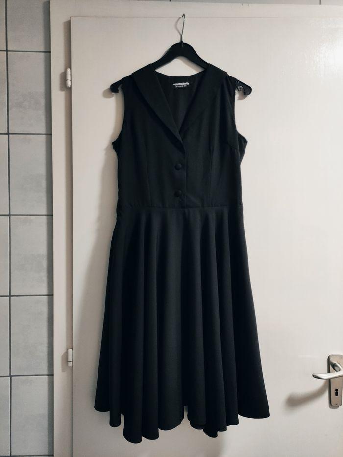 Robe de soirée noire vintage - photo numéro 4