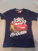 T-shirt manches courtes cars en 7 8 ans