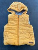 Manteau jaune sans manche garçon Kiabi