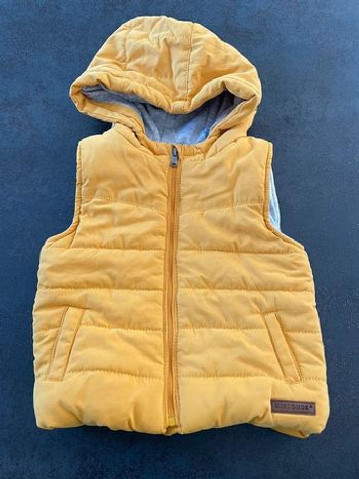 Manteau jaune sans manche garçon Kiabi - photo numéro 1