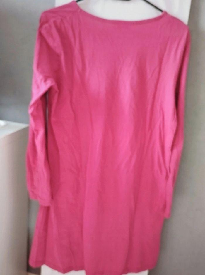 Chemise de nuit rose fushia T. 42/44 - photo numéro 2