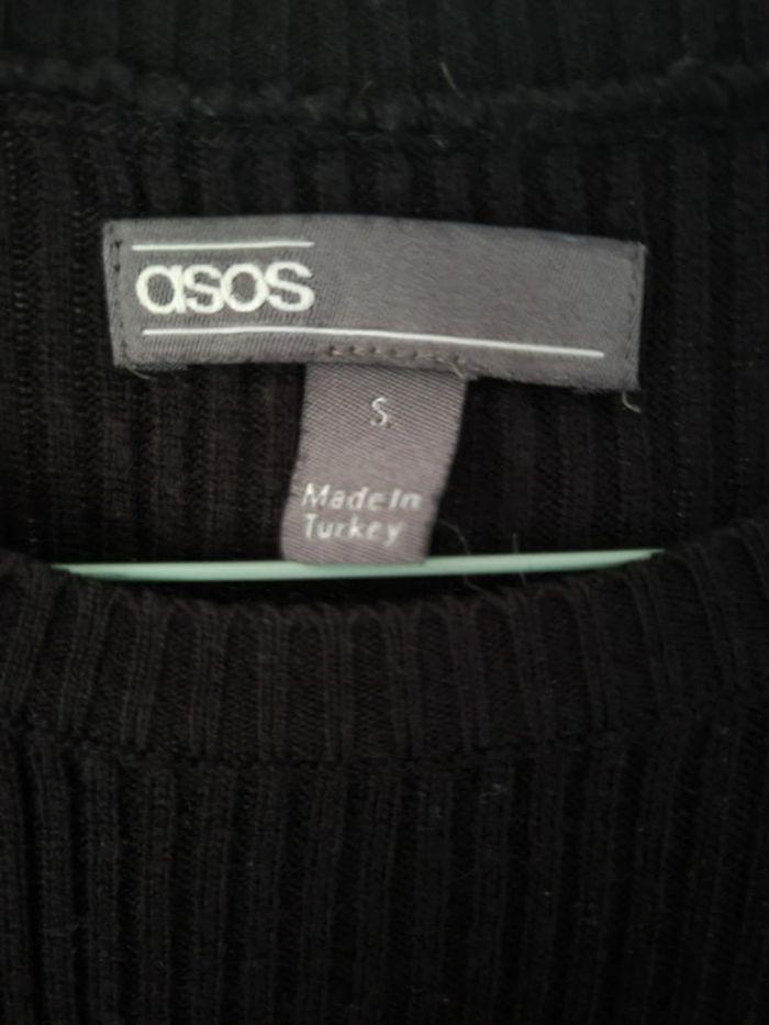 Pull noir homme taille S Asos - photo numéro 3