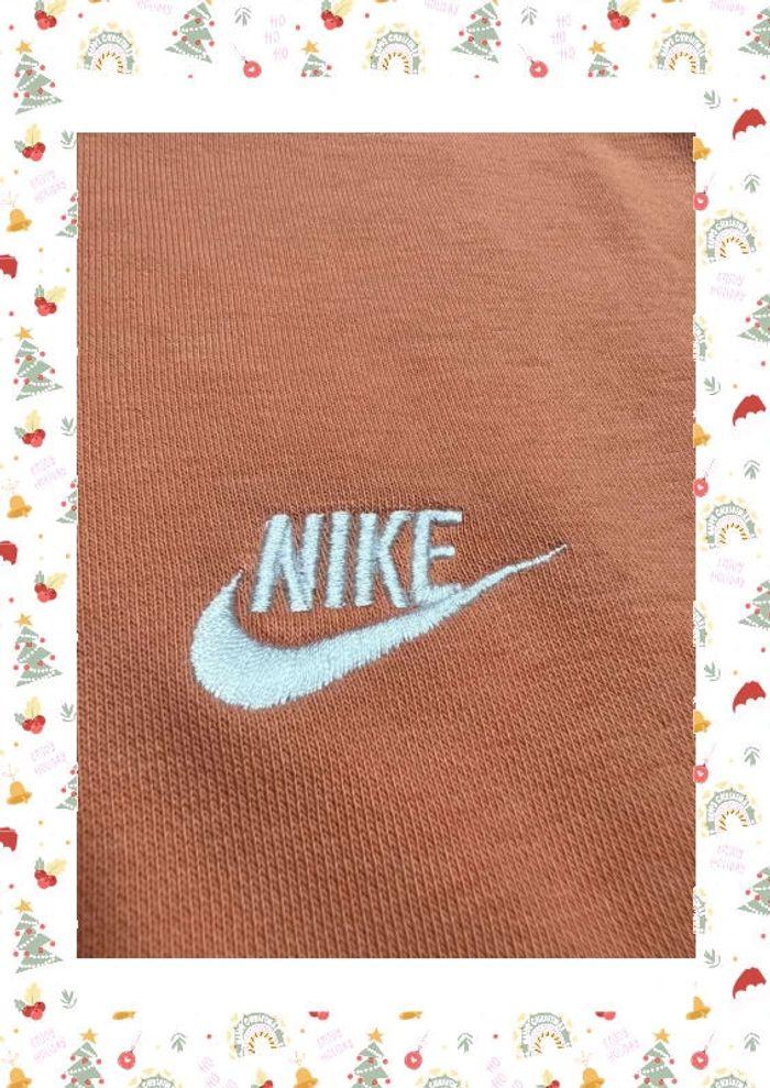 👕 Sweat à capuche Nike logo brodé Orange Taille M 👕 - photo numéro 7