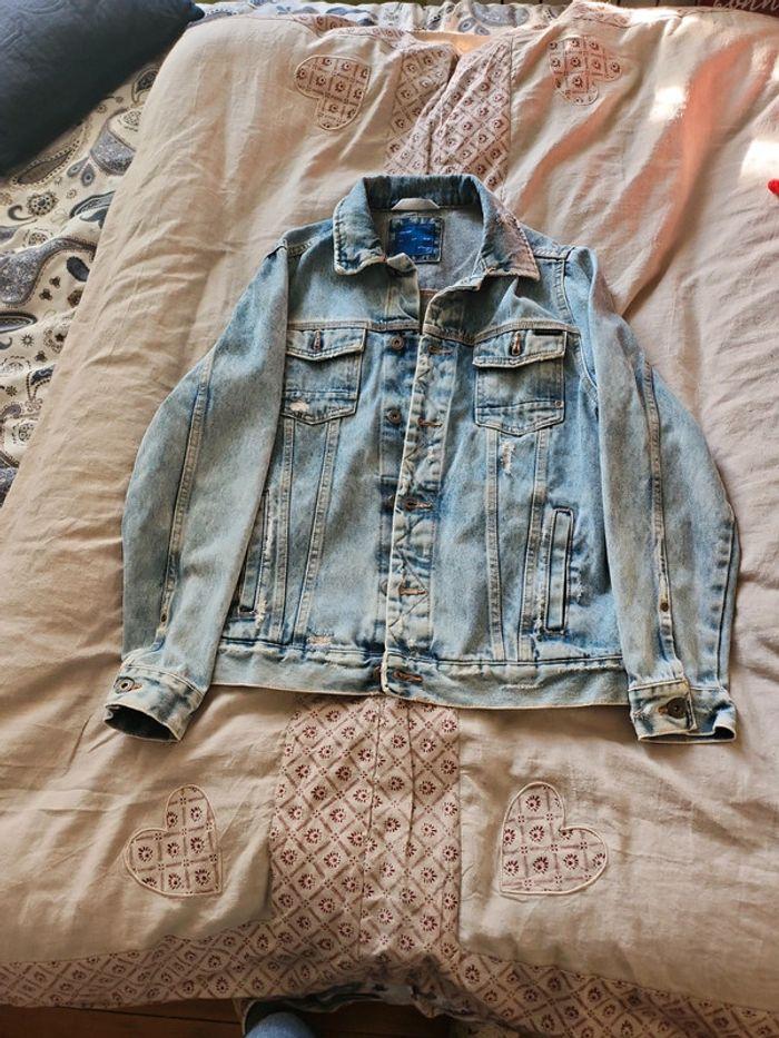 Veste en jean zara man taille M - photo numéro 1