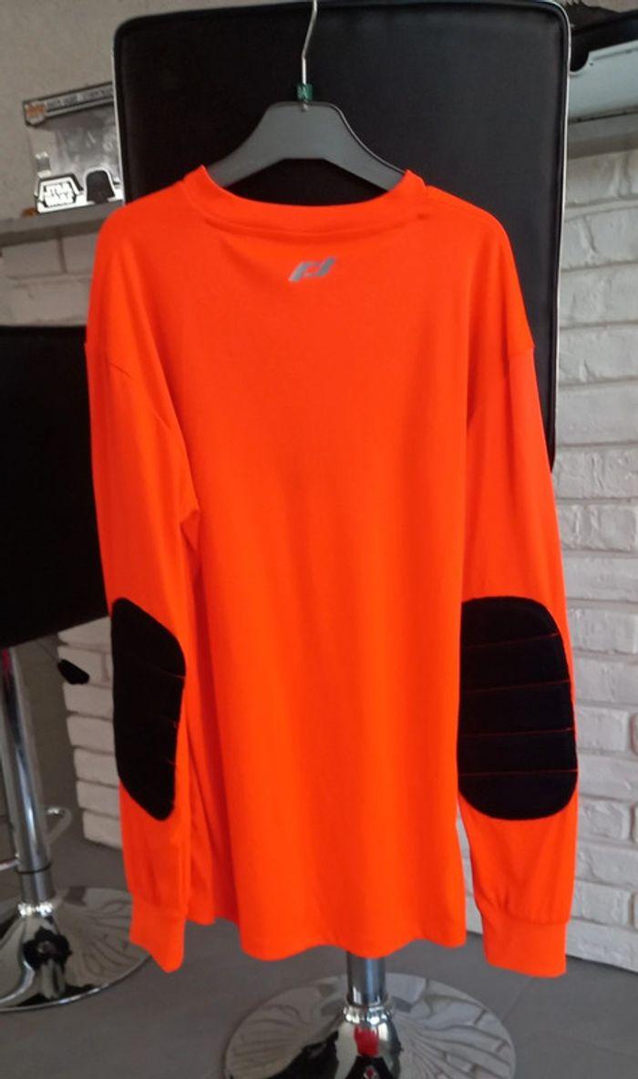 Maillot gardien de foot orange fluo/noir. S/M. Pro touch - photo numéro 2