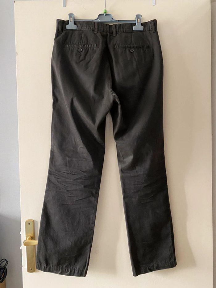 Pantalon noir en toile homme - photo numéro 2