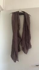 Foulard taupe camaïeu