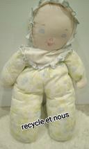 poupée de chiffon  doudou vintage ''  fanfou ''