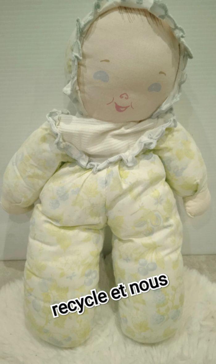 poupée de chiffon  doudou vintage ''  fanfou '' - photo numéro 1