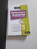 Dictionnaire d'économie et de sciences sociales