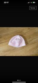 Bonnet naissance petit bateau 1 mois  Rose