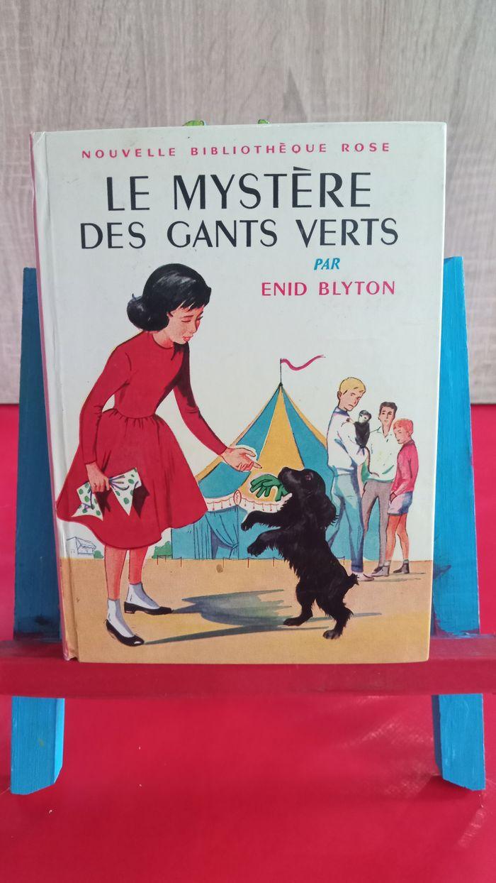 Le Mystère des gants verts, n° 42, 1959, bibliothèque rose (2) - photo numéro 1