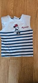 T-shirt marinière Minnie,Minnie,coupe structurée avec epaulettes intégrées,taille 3 ans,94