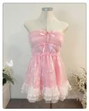 Dress Robe Pink Barbie Princess Cute Kawaii Lolita