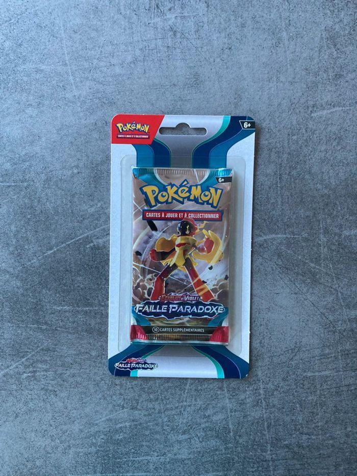 1 booster faille paradoxe pokemon