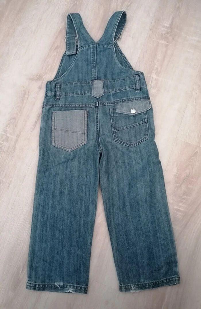 Salopette jeans bleu Obaibi, 3 ans 94cm - photo numéro 3