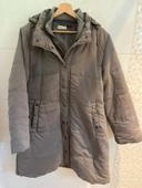 Doudoune / parka gris taupe marque Fashion + très bon état 42 44