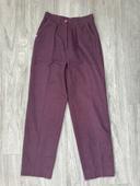 Pantalon chino violet rose Sym Vintage T32 XXS