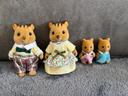 Écureuils figurines style sylvanians