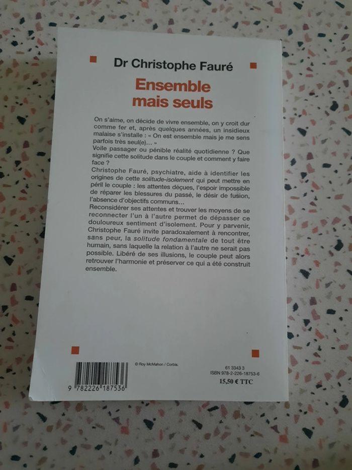 Livre: Ensemble mais seuls du Dr Christophe Fauré - photo numéro 2