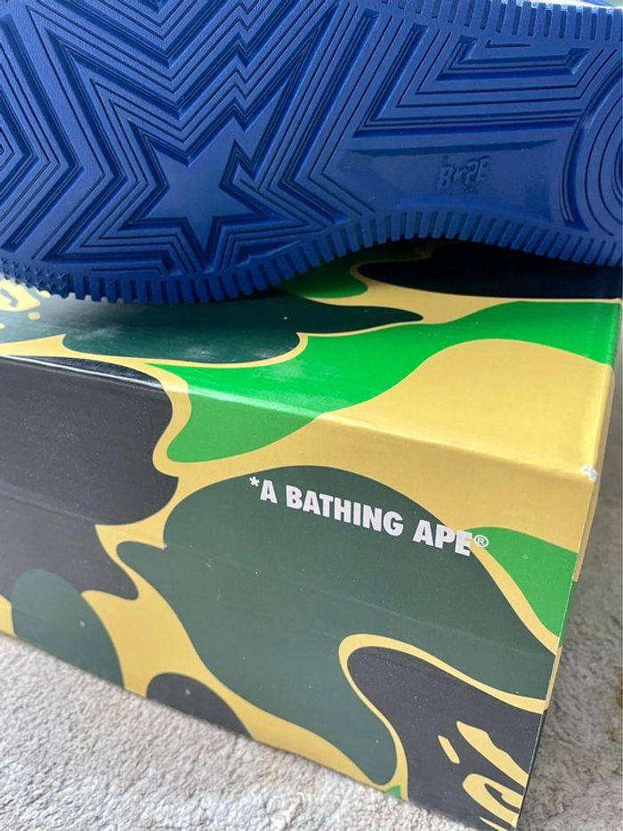 Baskets basses A Bathing Ape Bape Sta Low bleu foncé - photo numéro 18