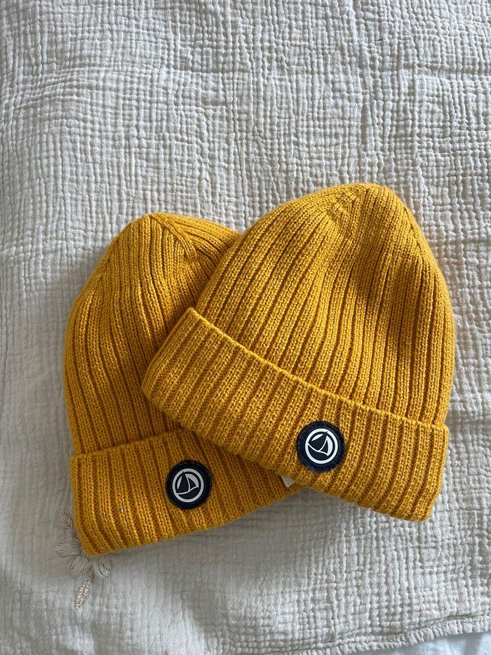 Bonnet petit bateau jumeaux