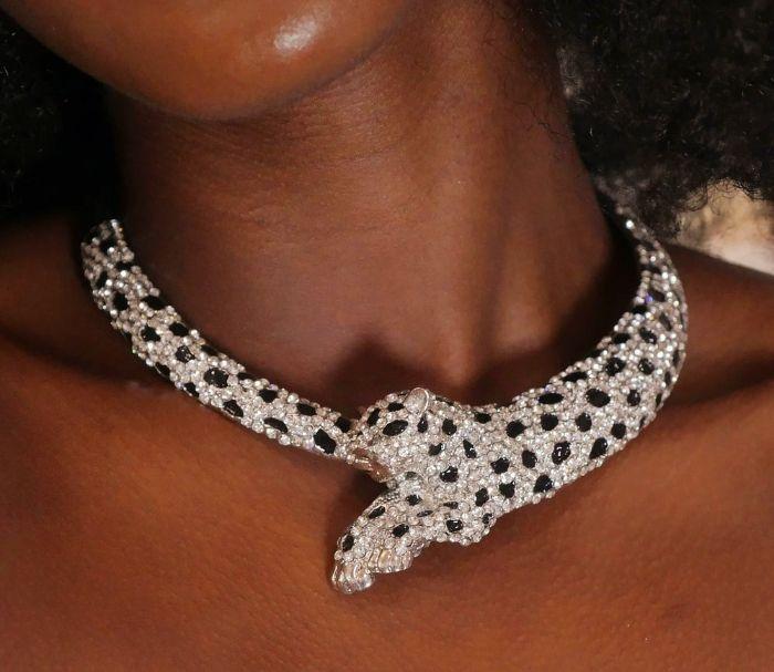 Collier ras de cou panthère - photo numéro 1