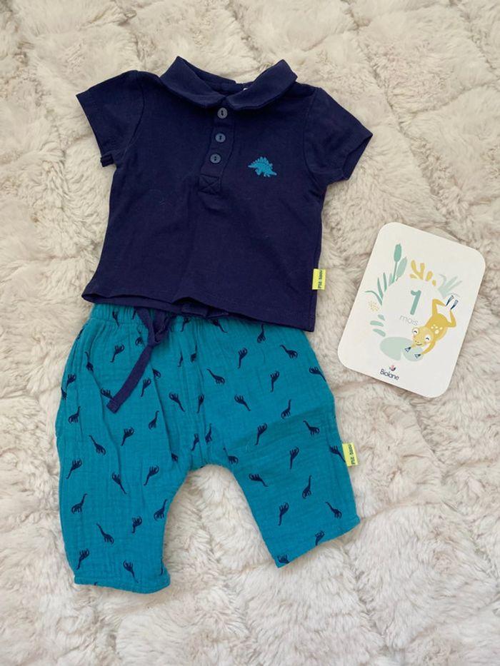 Ensemble polo pantalon dinosaure