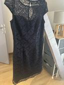 Robe naf naf dentelle bleu nuit chic T34