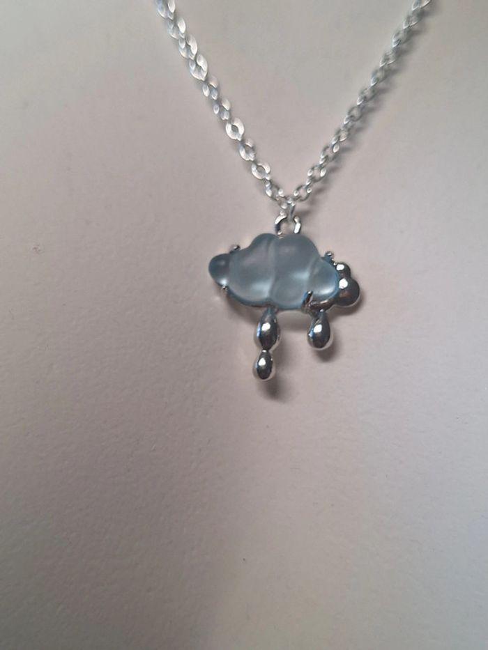 Collier nuage bleu - photo numéro 2