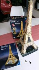 Puzzle 3D nigh édition tour Eiffel