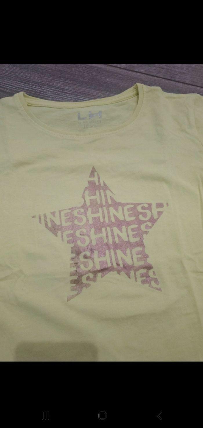 Tshirt imprimé étoile Shine - photo numéro 2