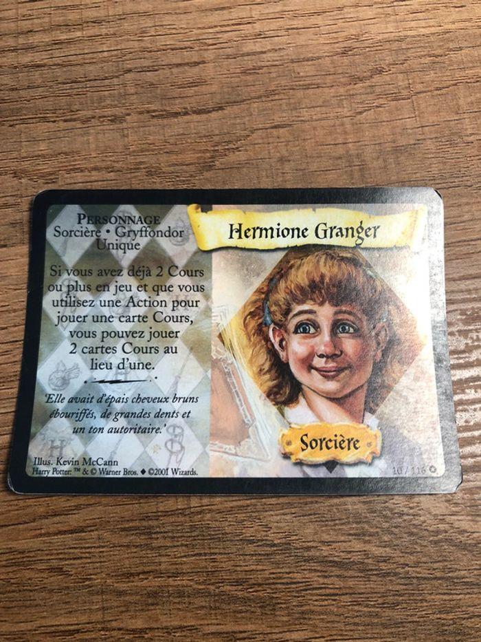 Carte Harry Potter tcg wizards , 10/116 VF foil hermione granger - photo numéro 1