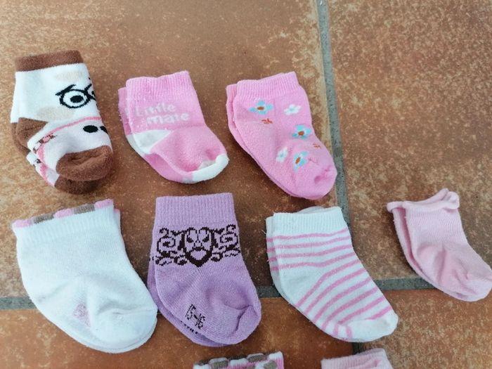 Lot de 10 paires de chaussettes bébé fille - photo numéro 2