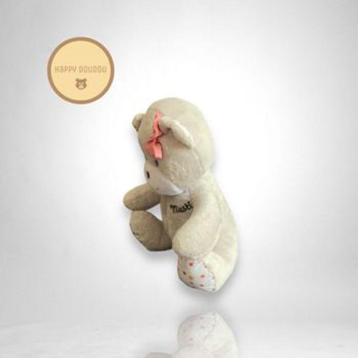 Doudou Peluche Ours Gris étoiles Musti mustela A491 - photo numéro 2