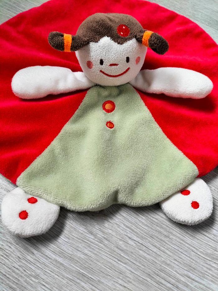 Doudou peluche plat lutin fille doukidou - photo numéro 3