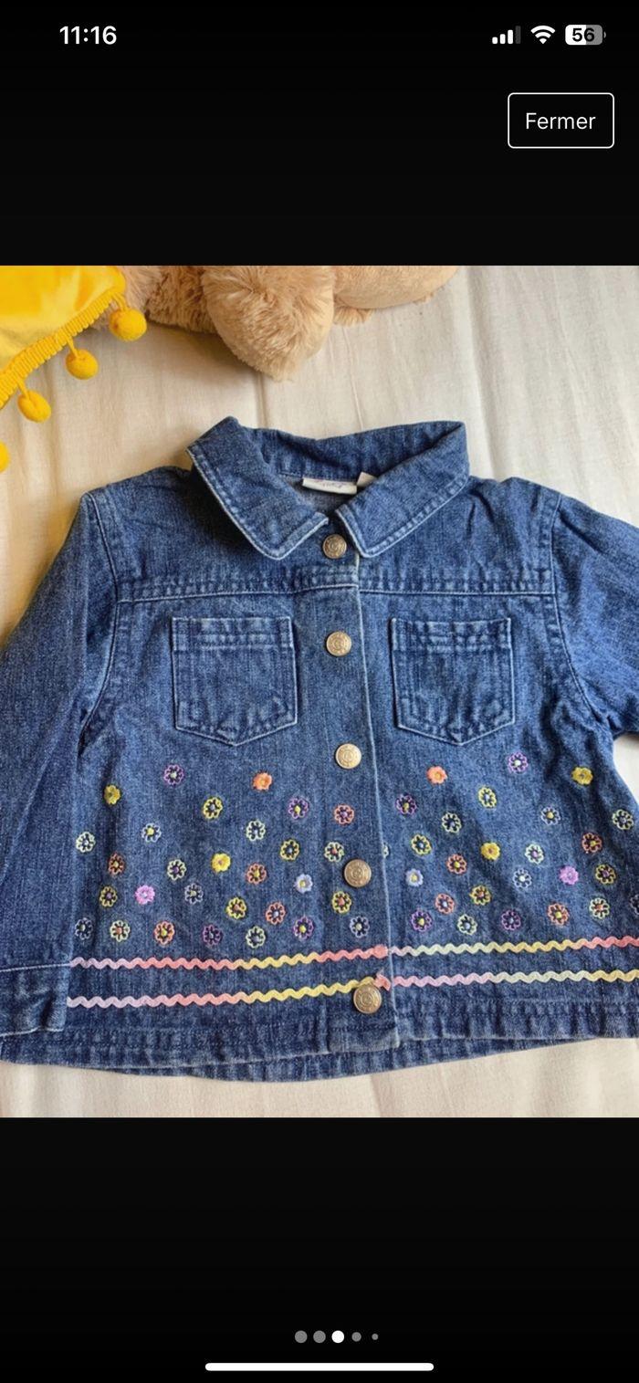 Veste jean fille 18 mois - photo numéro 3