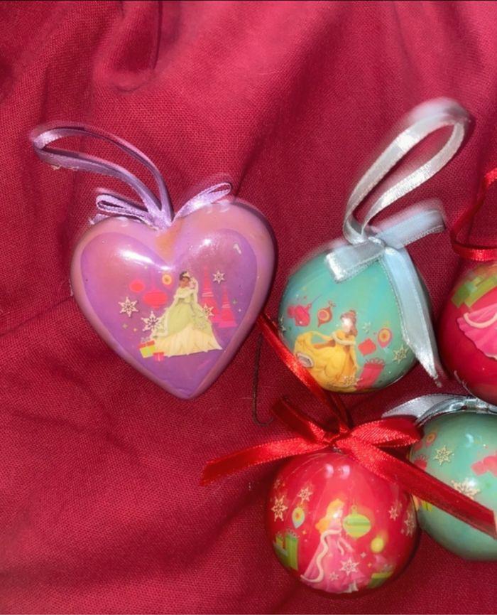 Lot de 6 boules de Noël pour le sapins princesse Disney - photo numéro 7