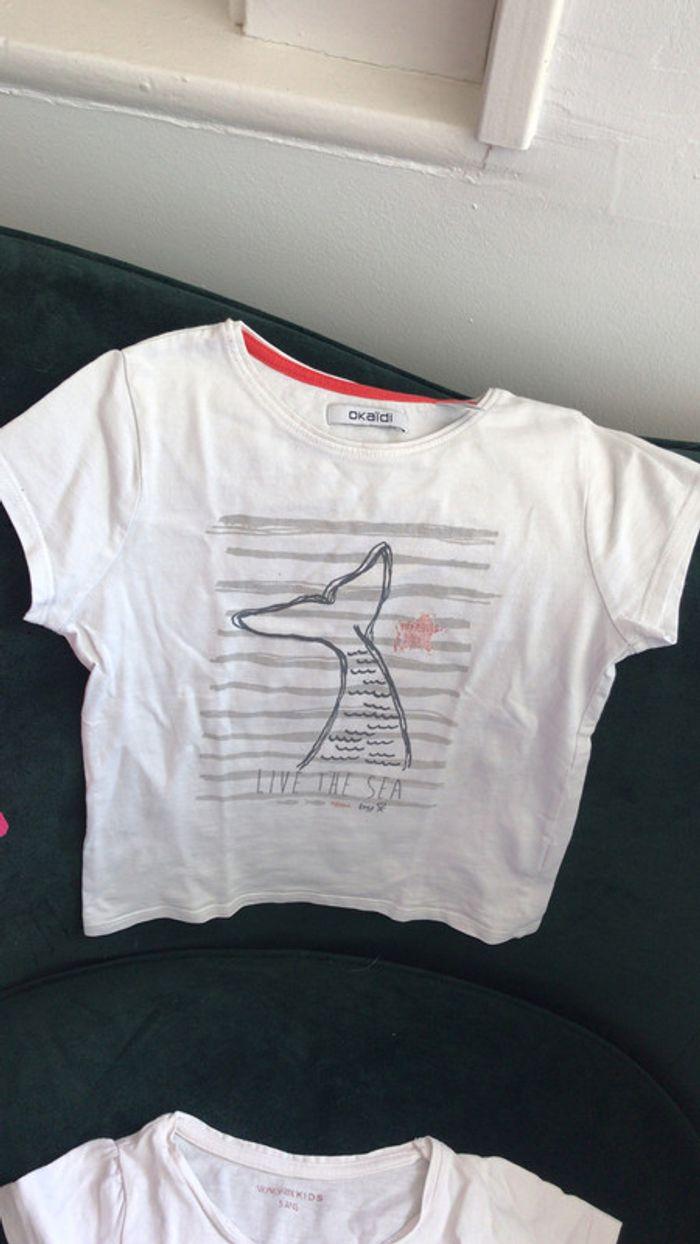 T-shirt Fille taille 5 ans en lot ou à l’unité - photo numéro 4