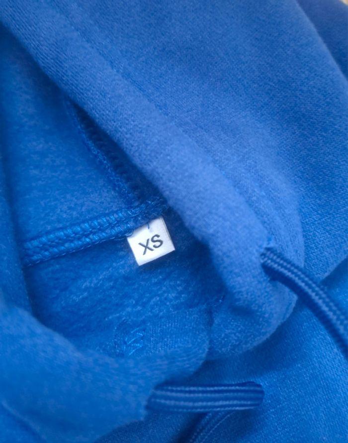 Sweat à capuche neuf bleu taille XS - photo numéro 7