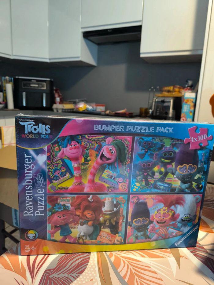 Puzzle 4en1 trolls