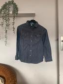 Chemise en jean à rayures