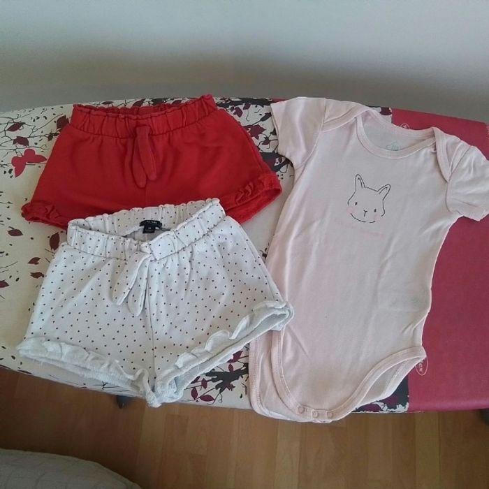 Lot t-shirts,shorts, ect... fille été 24 mois - photo numéro 4