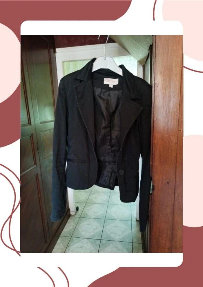 Veste blazer noire Jennyfer taille S/36 - photo numéro 1