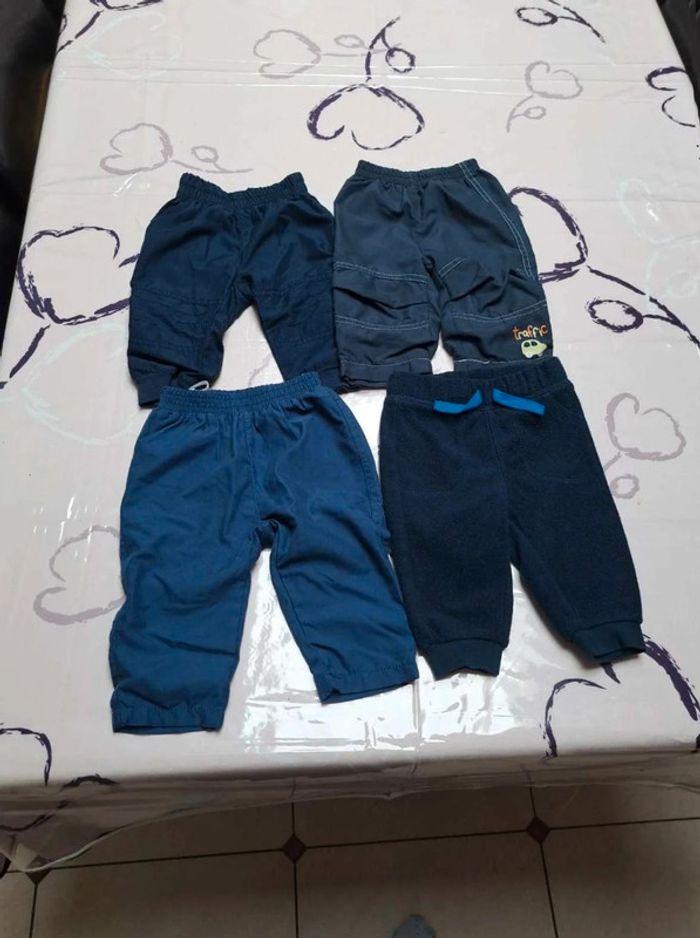 lot  de  4  pantalons  souples 6  mois - photo numéro 1