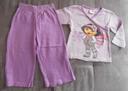 Pyjama jersey fille 1/2 ans