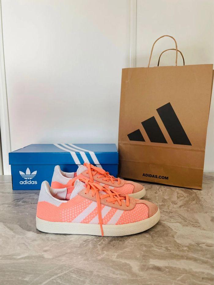 Baskets Adidas Gazelle Primeknit sun glow 38.5 - photo numéro 4