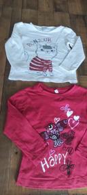 Lot de 2 T-shirt manches longues 3 ans